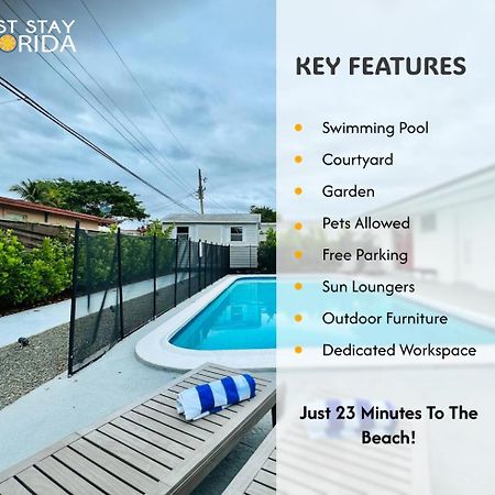 Tropical Villa Pool Courtyard & Garden View Φορτ Λόντερντεϊλ Εξωτερικό φωτογραφία